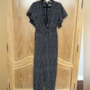Adorable Max Studio Black and White Jumpsuit